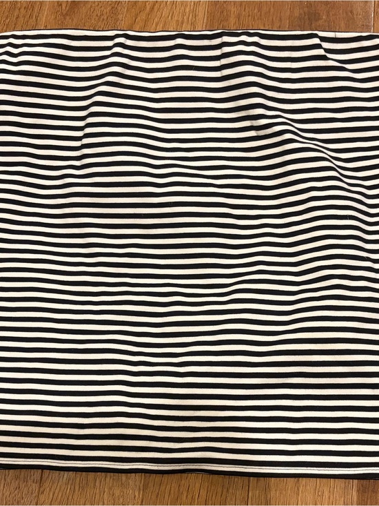 LOFT Dresses & Skirts - LOFT Black and Cream Striped Mini Skirt